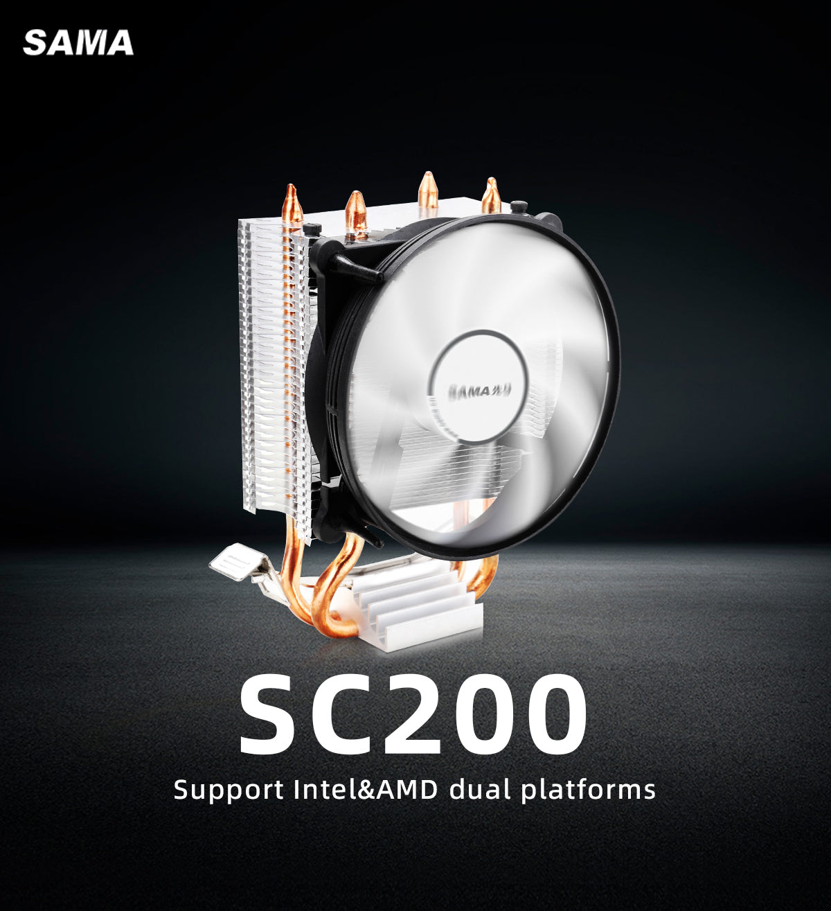 SAMA SC200 CPU Air Cooler